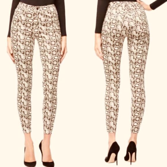 Good American Denim - Good American Good Legs Snake Print Skinny Jeans